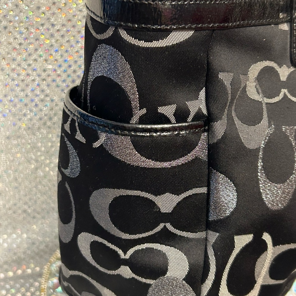 Coach Black and Gray Tote Bag - Picture 4 of 16